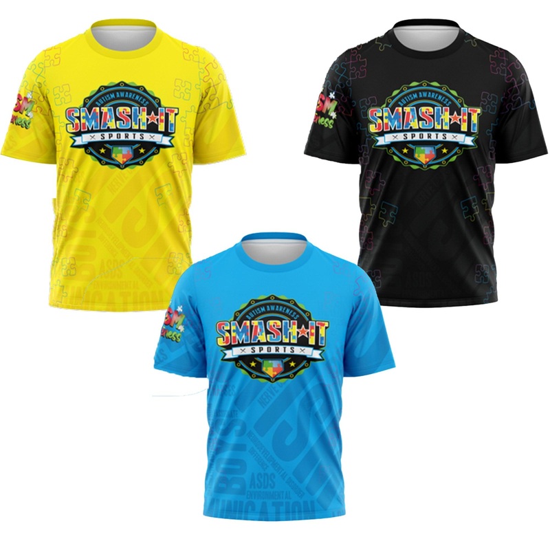 Smash It Sports Short Sleeve Shirt – Autism Awareness