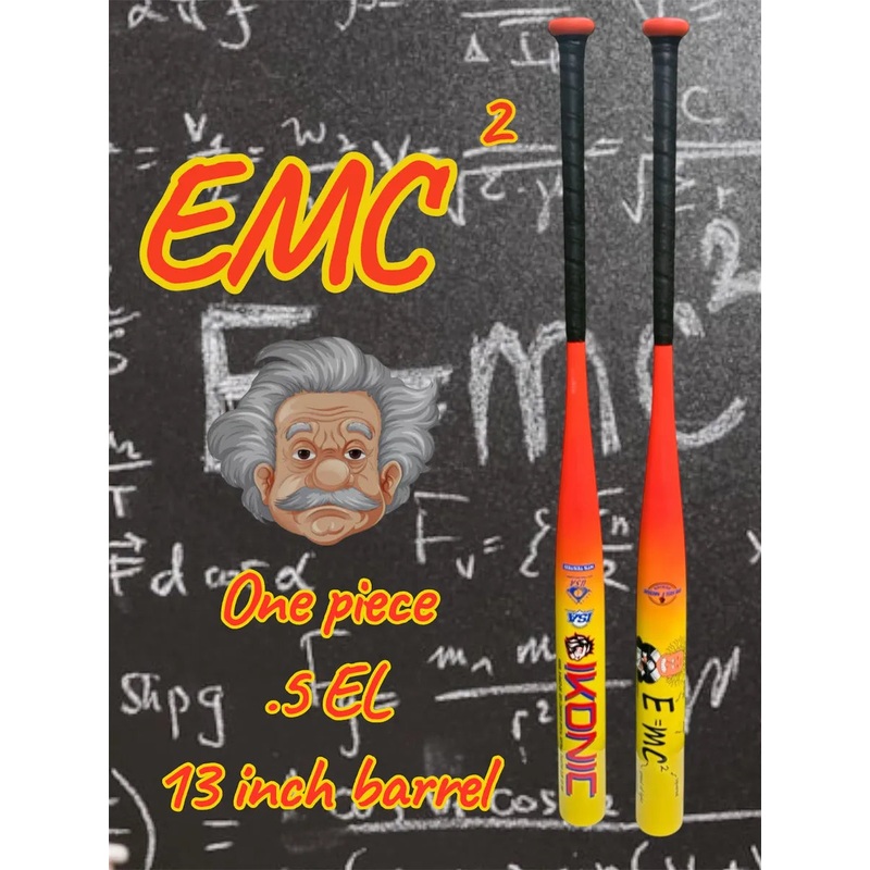 2026 Ikonic Sports EMC 2 1-Piece SSUSA Senior Slowpitch Softball Bat