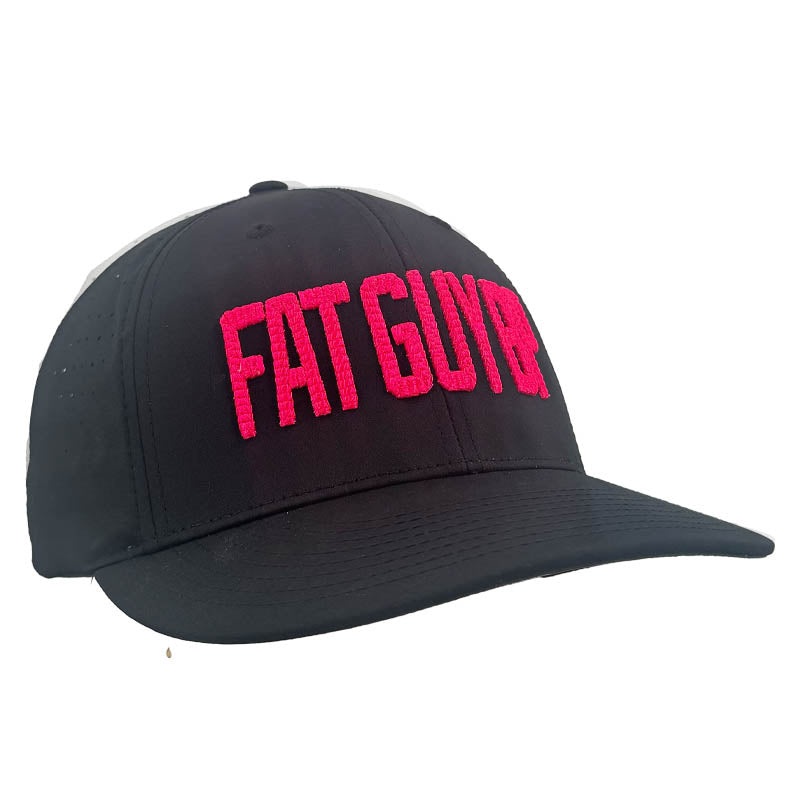 Fat Guy BP Fitted Hat – PTS30 (Black/Hot Pink)