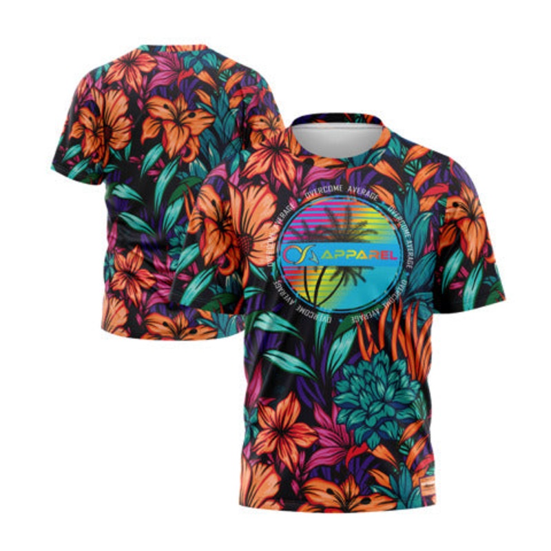 Overcome Average Short Sleeve Shirt – Floral