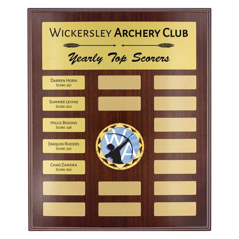 Showcase Gold Plaque|325mm