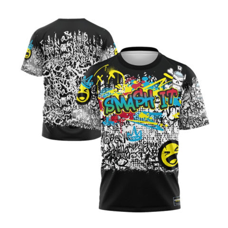 Smash It Sports Short Sleeve Shirt – Graffiti