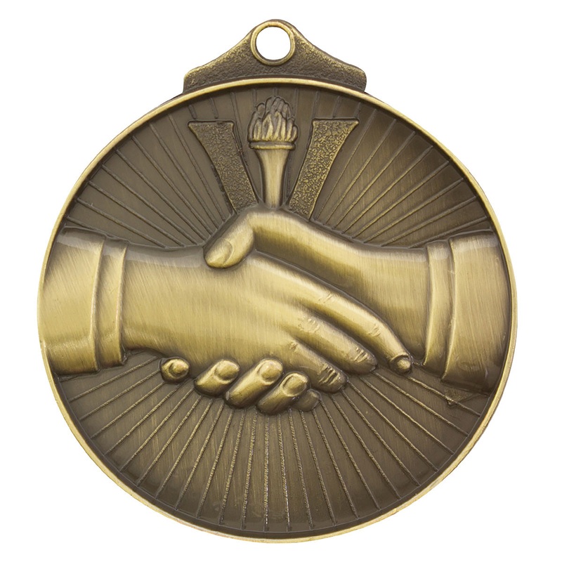 Handshake Medal|Gold