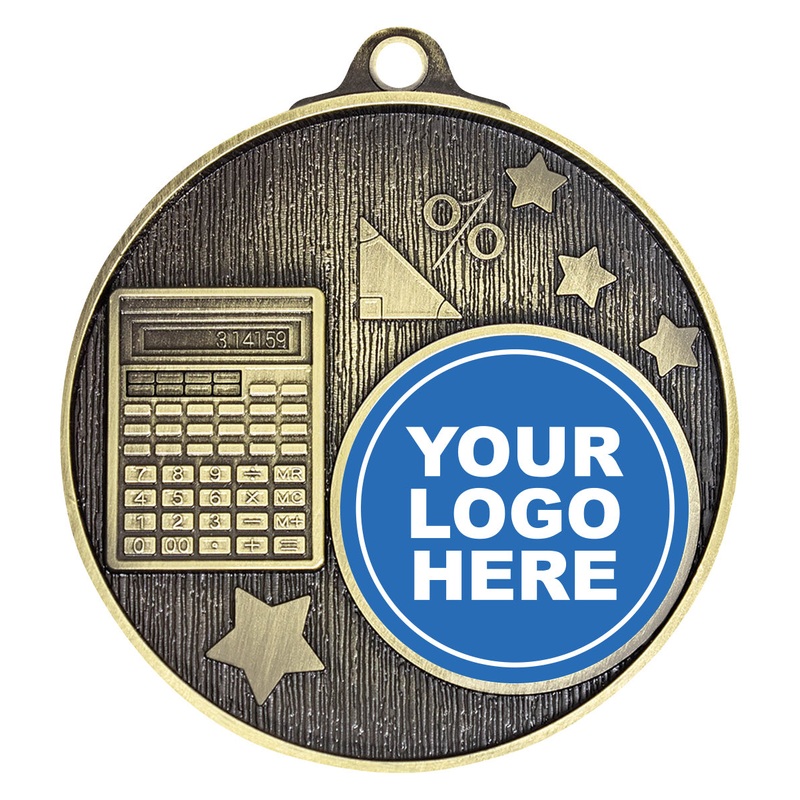 Logo Medal – Maths|Gold