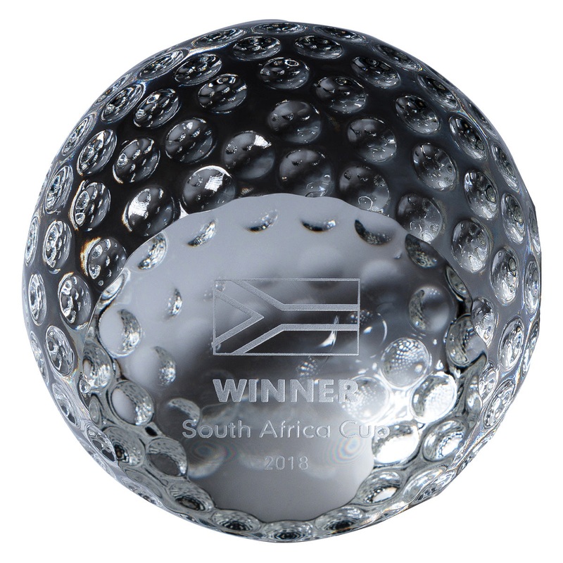 Golf Crystal Paperweight|80mm