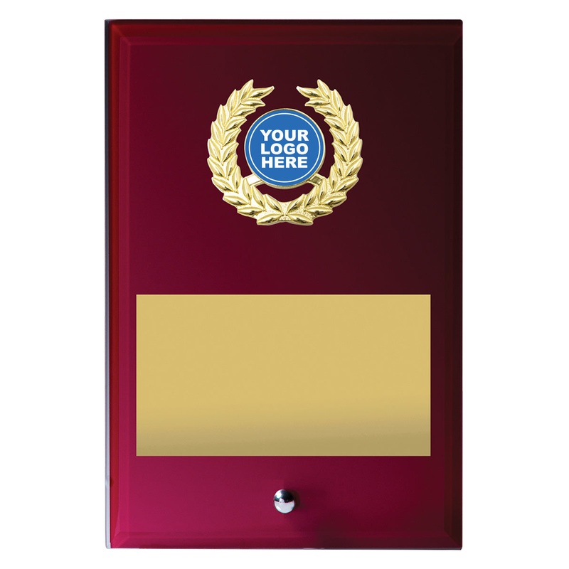 Red Glass Plaque|150mm|175mm|200mm