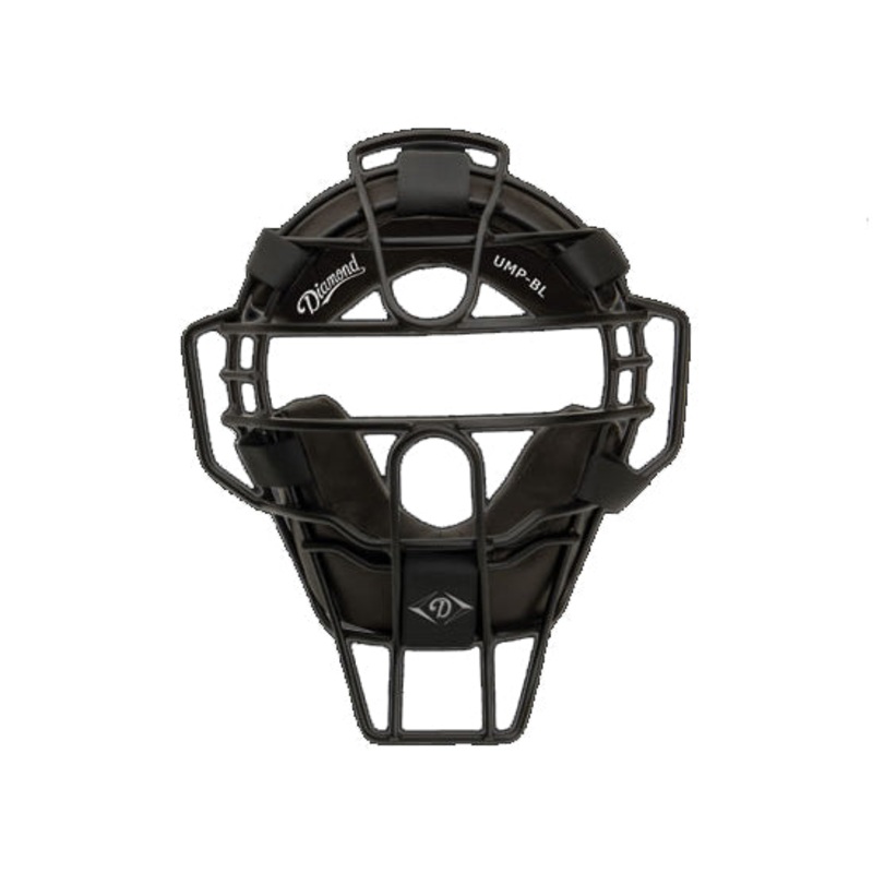 Diamond Big League Ultra-Lite Umpire Mask w/ Full Grain Pro Style Pads