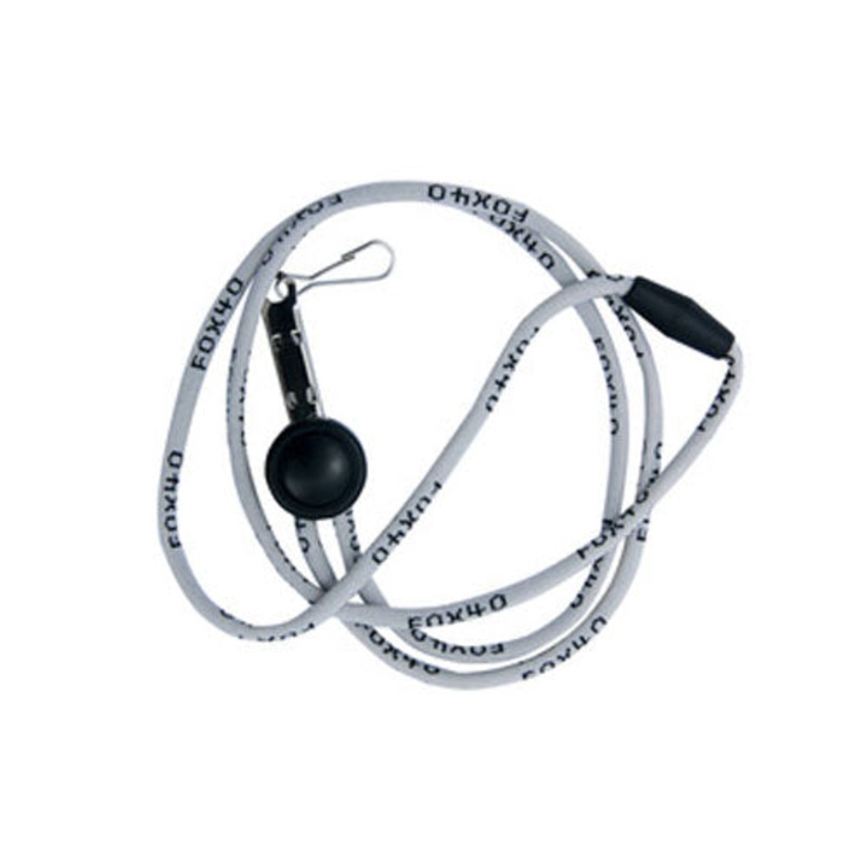 Fox 40 White Push Button Breakaway Lanyard