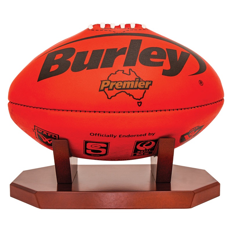 Timber Ball Holder – Aussie Rules