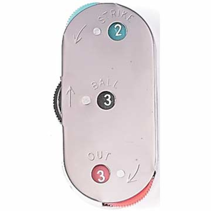 3-Dial Multi Color Metal Umpire Indicator