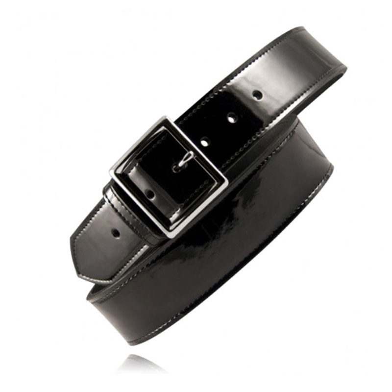 Boston Leather 1 Premium High Gloss Leather Belt